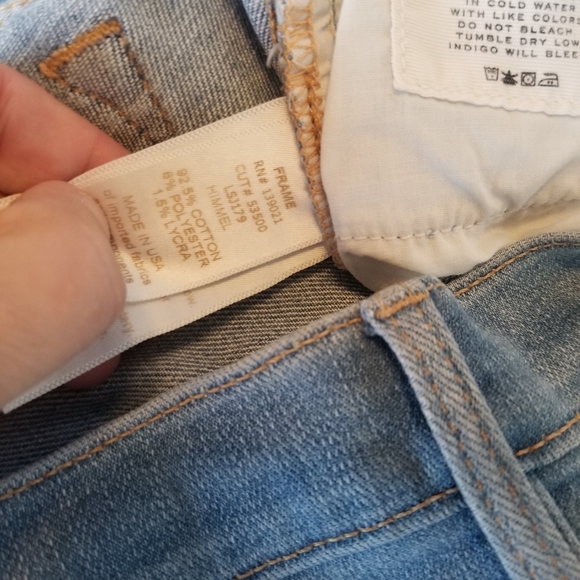 FRAME Denim Le Skinny de Jeanne Light Wash - Picture 10 of 11